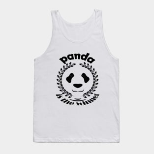 panda is the winner animal Tank Top